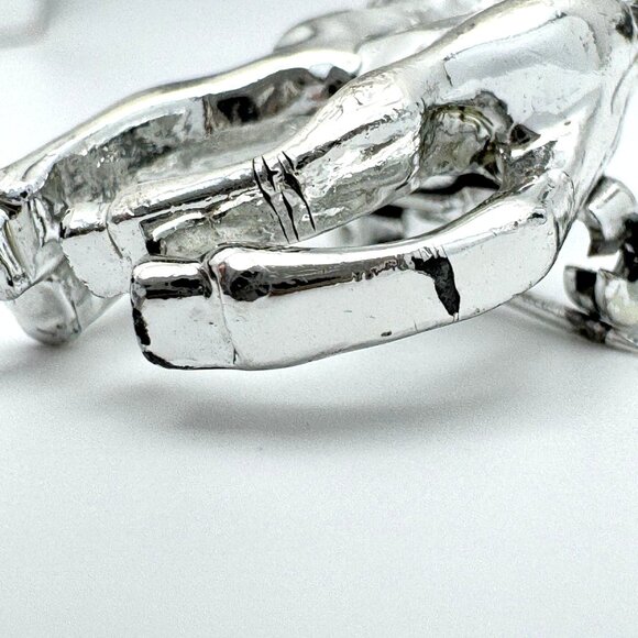 Horse Brooch Pin Silver Tone Vintage Running Design Approx. 1.5"x1" - Picture 8 of 8